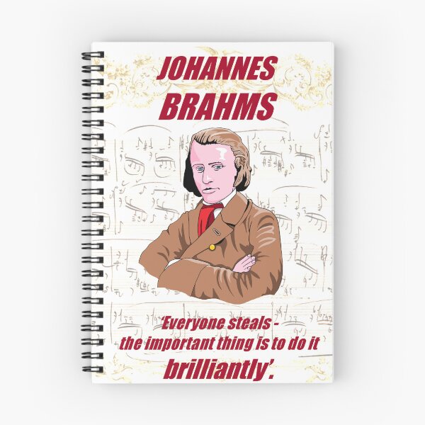 Item preview, Brahms Music Quote designed and sold by TheatreOfMusic.