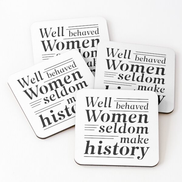 Item preview, Well behaved women seldom make history t-shirt  designed and sold by CreativeHaven-.