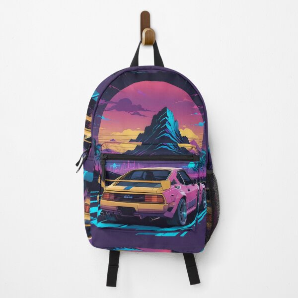 Item preview, Synthwave Retro Car on Highway designed and sold by cybersalegoods.