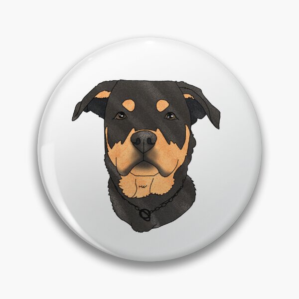 Item preview, Mello the Rottie designed and sold by thegreyfeather.