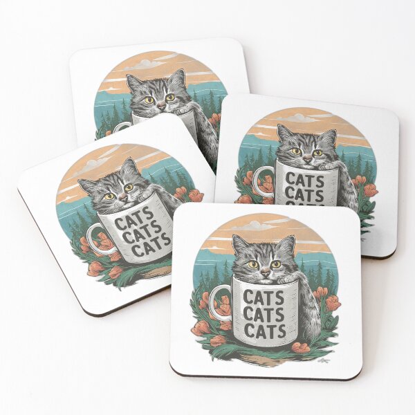 Item preview, Cats Cats Cats Classic Mug designed and sold by onicaras.