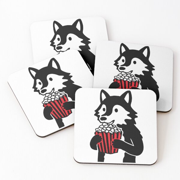 Item preview, Wolf Eat Popcorn designed and sold by Mahmoud Salah.