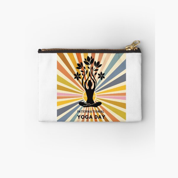 Item preview, vintage style international yoga day designed and sold by DigiArtClub.