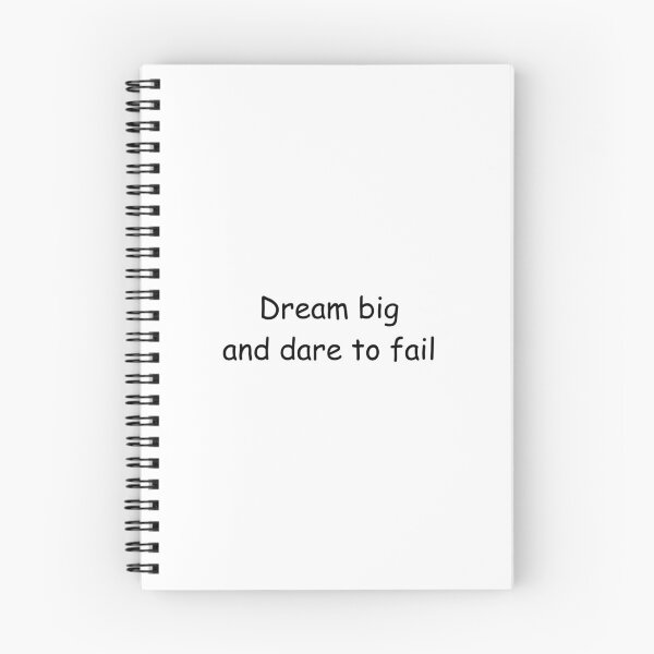 Item preview, Dream big and dare to fail designed and sold by IssaraStudio.