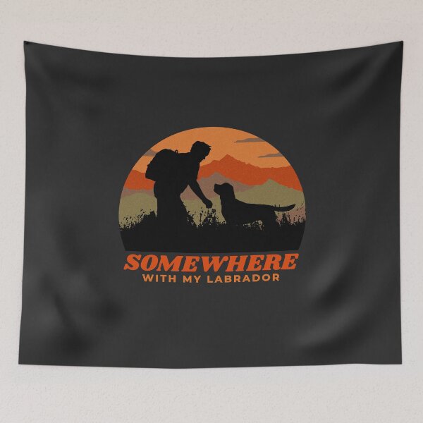 Item preview, Somewhere With My Labrador Men's Dog Dad Gift  designed and sold by Guarddogdrive.