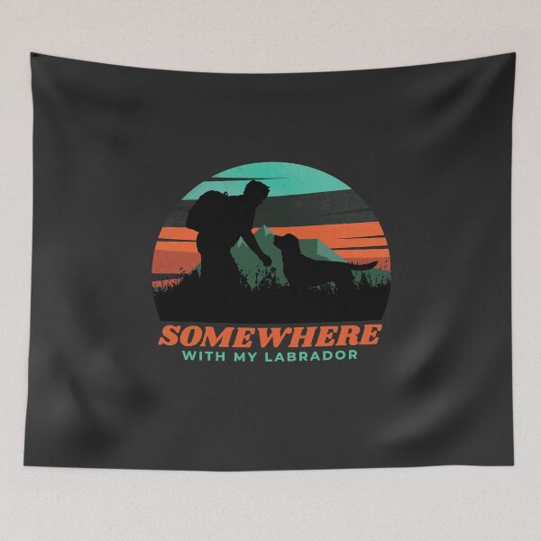 Item preview, Somewhere With My Labrador Men's Dog Dad Gift  designed and sold by Guarddogdrive.