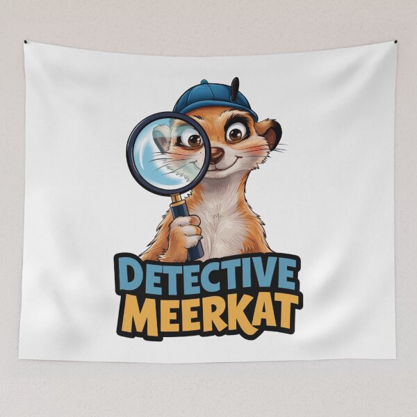 Item preview, Detective Meerkat - Meerkat with Magnifying Glass designed and sold by vk09.