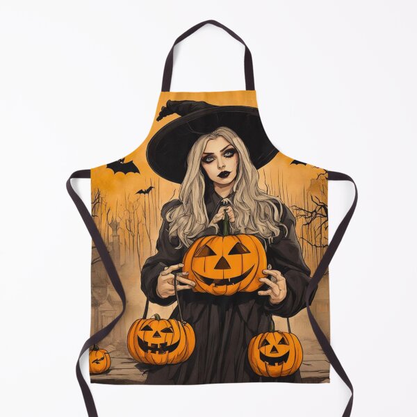 Item preview, The Witch of Halloween pumpkins designed and sold by The Art Queen Of Michigan .