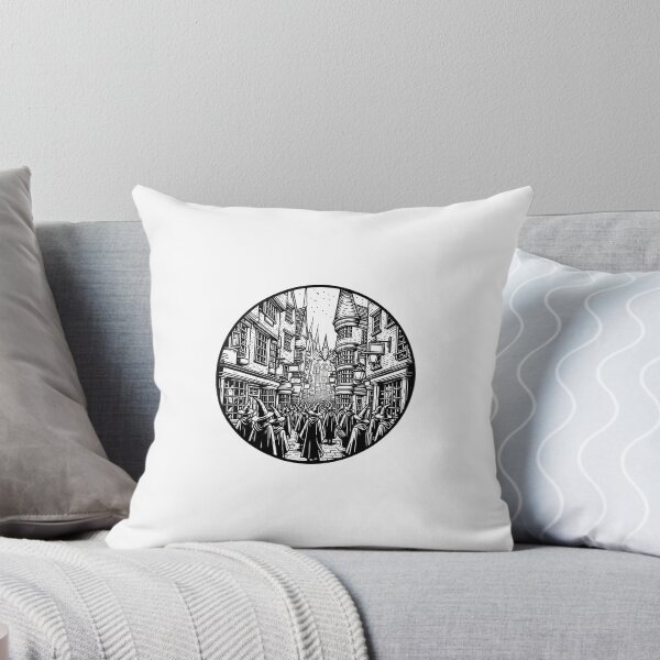 Item preview, A Magical Alley Full of Life - Line Art - Fantasy designed and sold by Fenay Designs.