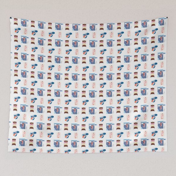 Item preview, woman sleeping after a long day at work designed and sold by huape.