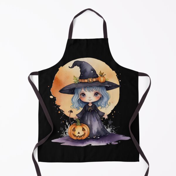 Item preview, Little Horrors - Witch Girl with Pumpkin - Bebe (Black Variant) designed and sold by Creep-Vault.