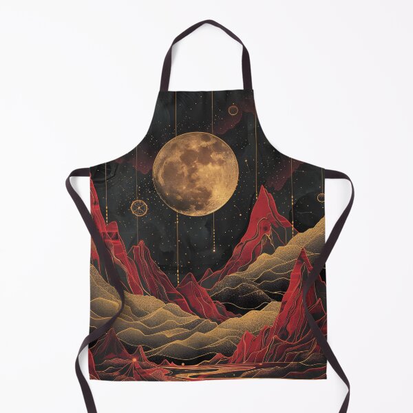 Item preview, Scenic mountains, illustrationart nouveau painterly style designed and sold by Ou-SunShine.