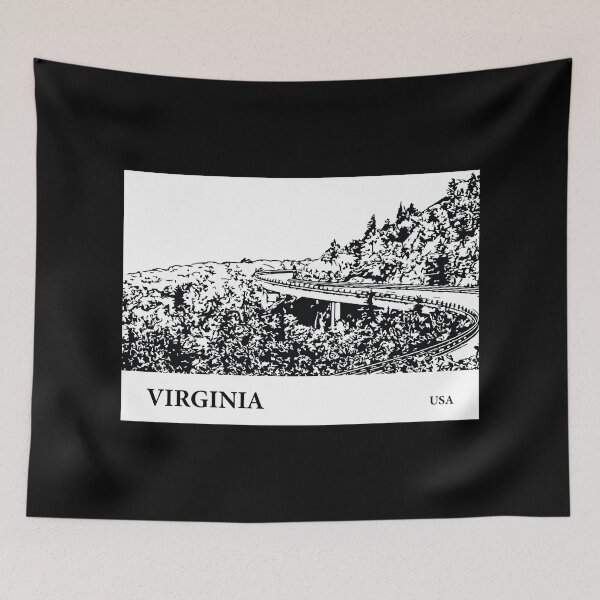 Artikelvorschau, Virginia USA entworfen und verkauft von Lakeric Cityscapes.