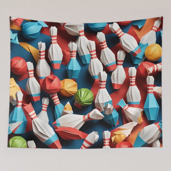 Item preview, Origami Art - Strike Zone: Ten Pin Bowling Fun designed and sold by ArtfulFolds.