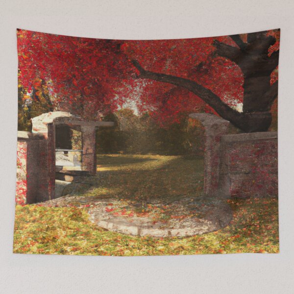 Item preview, Autumnal Elegance in Our Garden designed and sold by jackbermess.