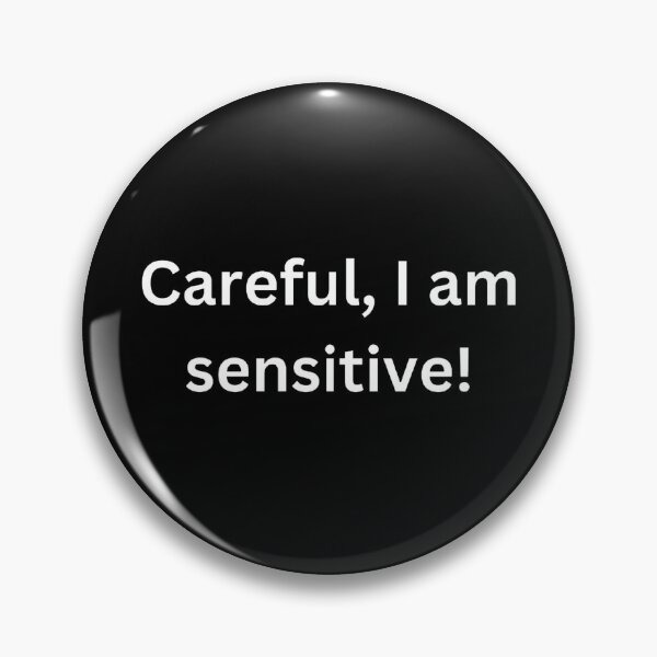 Item preview, Careful, I am sensitive designed and sold by Word Market.