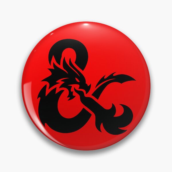 Item preview, Black Dungeons and Dragons Logo designed and sold by SterkalaPress.