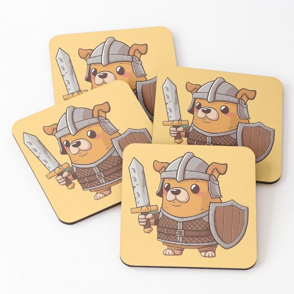 Item preview, Funny potato dog warrior designed and sold by dogoloopy.