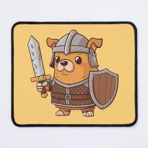 Item preview, Funny potato dog warrior designed and sold by dogoloopy.