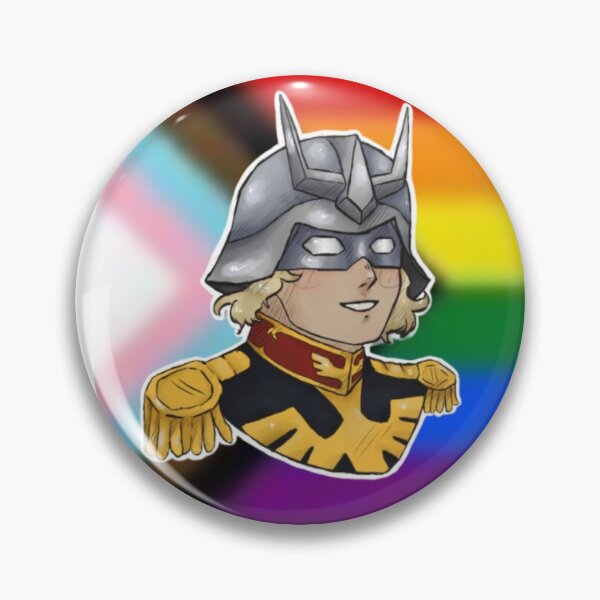 Item preview, Char Aznable | Pride Month Pin designed and sold by outereiven.