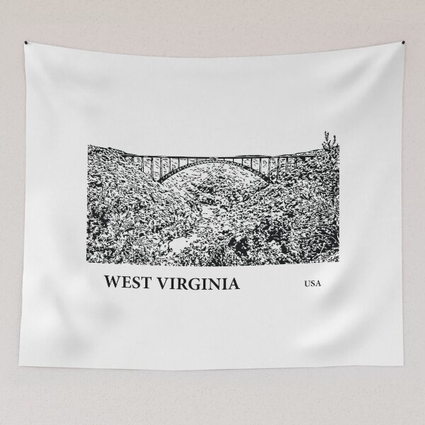 Item preview, West Virginia USA designed and sold by Lakeric Cityscapes.