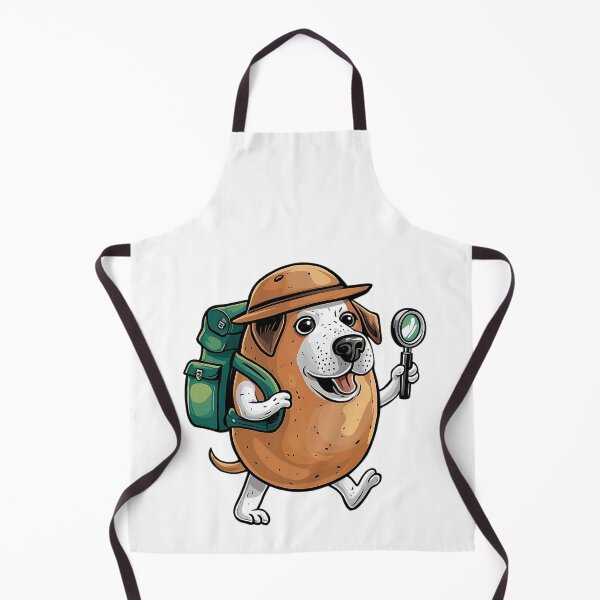 Item preview, Funny potato dog explorer designed and sold by dogoloopy.
