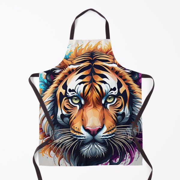 Item preview, colorful Tiger paisley rainbow designed and sold by PeggyRios.