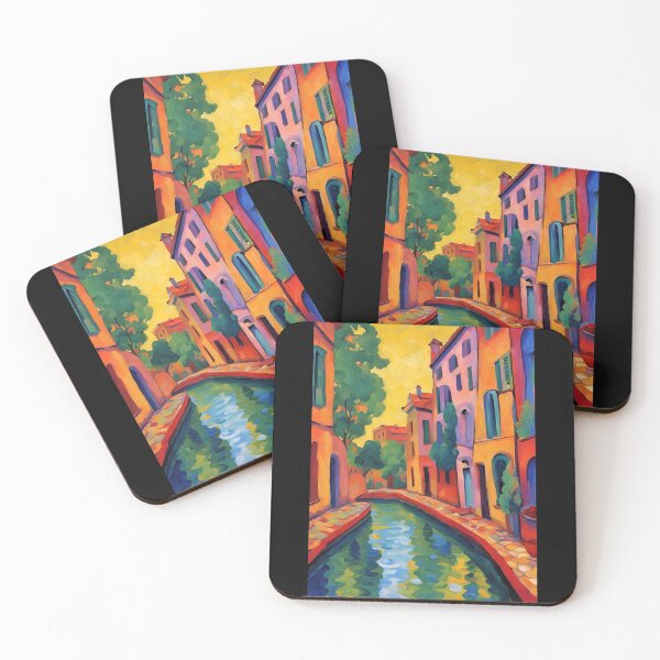 Item preview, canal venice fauvism art designed and sold by cloudzer0000.