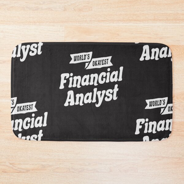 Item preview, World's Okayest Financial Analyst designed and sold by cidolopez.