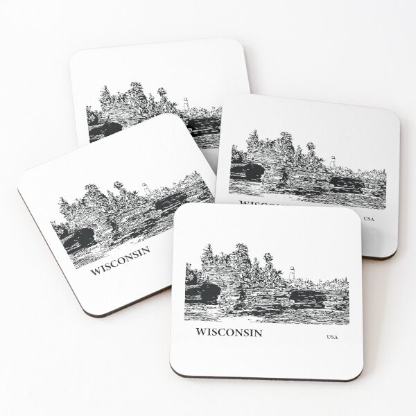 Item preview, Wisconsin USA designed and sold by Lakeric Cityscapes.