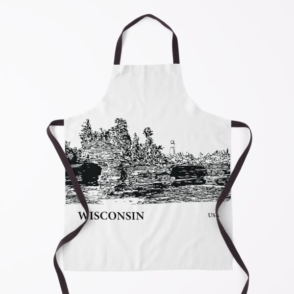 Item preview, Wisconsin USA designed and sold by Lakeric Cityscapes.