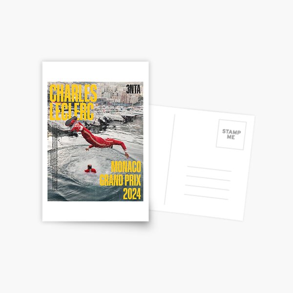 Item preview, Charles Leclerc-Monaco Grand Prix 2024 designed and sold by 3NTAGraphic.