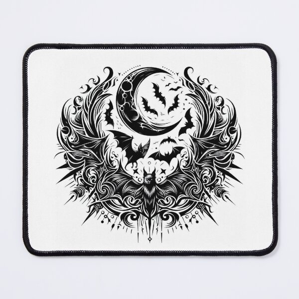 Item preview, tribal moon bat gothic  designed and sold by Gambajita.