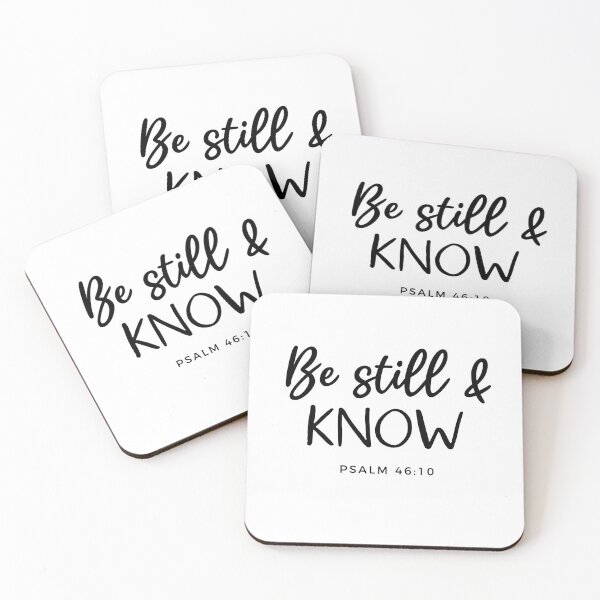 Item preview, Be Still and Know, Faith Christian Gospel Quotes, Inspirational  Christian Woman Design, designed and sold by mattlee20.