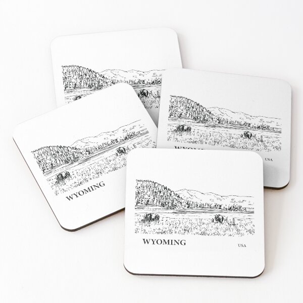 Item preview, Wyoming USA designed and sold by Lakeric Cityscapes.