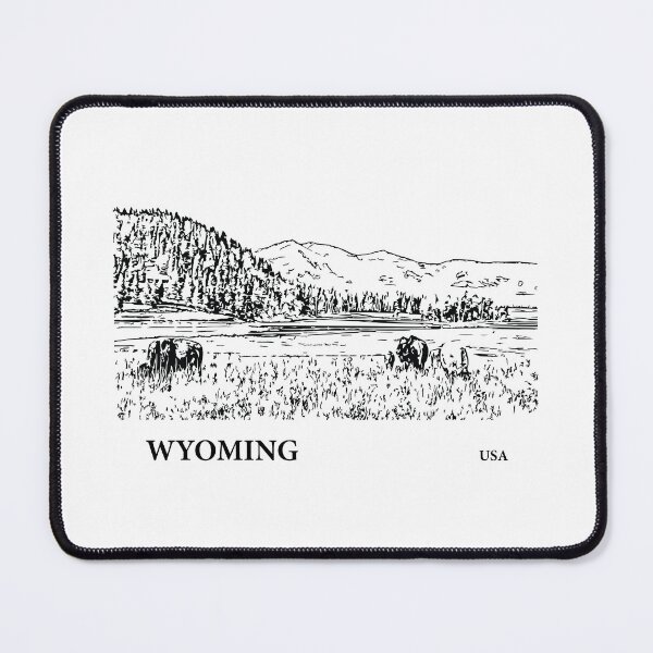 Item preview, Wyoming USA designed and sold by Lakeric.