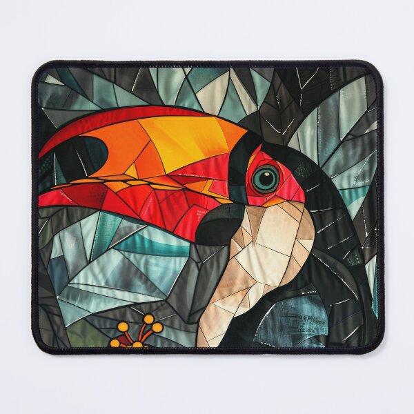 Item preview, Stained Glass Toucan designed and sold by OccultDreams.