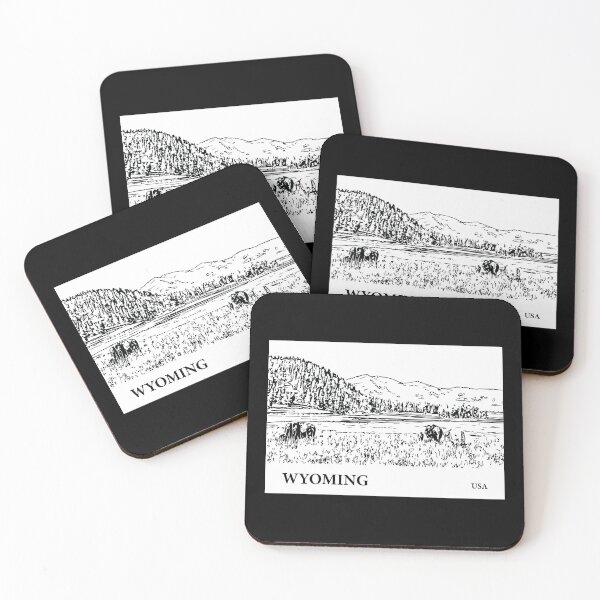 Item preview, Wyoming USA designed and sold by Lakeric Cityscapes.