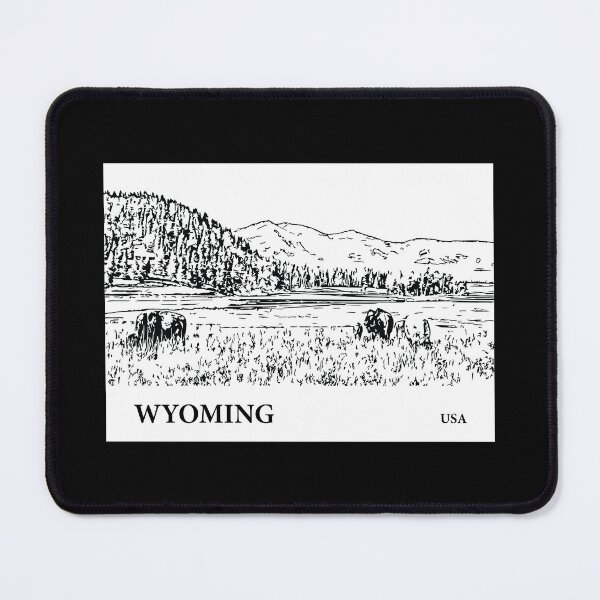 Item preview, Wyoming USA designed and sold by Lakeric.