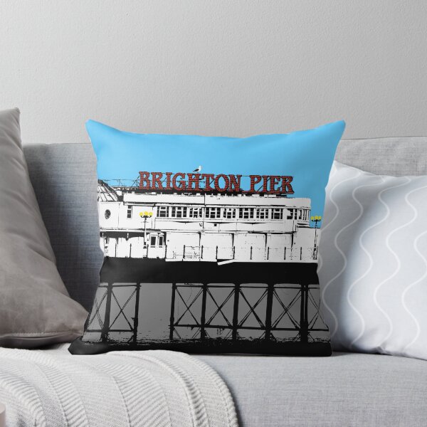 Item preview,  BRightOn on Brighton Pier Pop Art Turquoise designed and sold by StudioFlea.