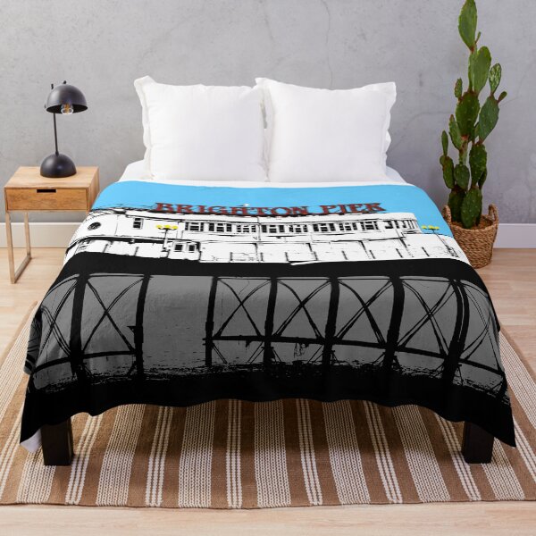 Item preview,  BRightOn on Brighton Pier Pop Art Turquoise designed and sold by StudioFlea.