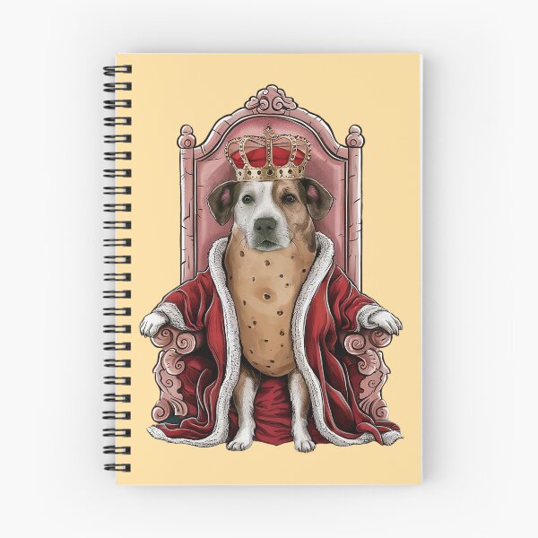 Item preview, Funny potato dog king designed and sold by dogoloopy.