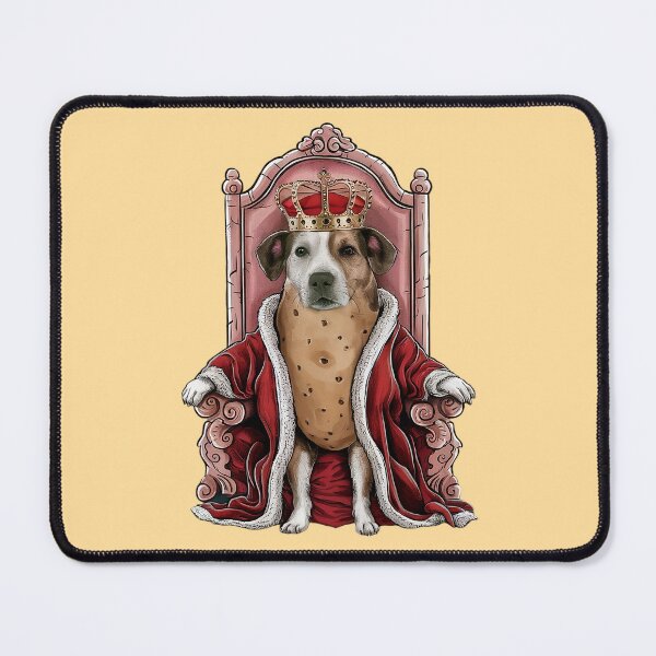 Item preview, Funny potato dog king designed and sold by dogoloopy.