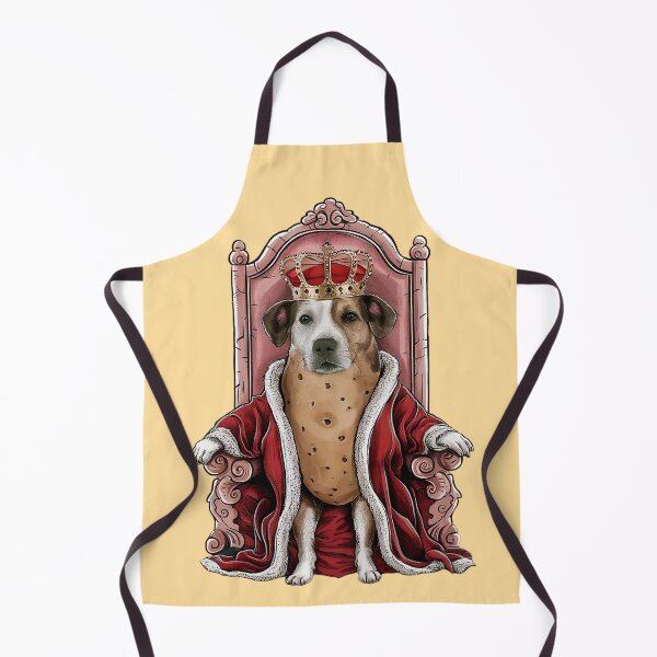 Item preview, Funny potato dog king designed and sold by dogoloopy.