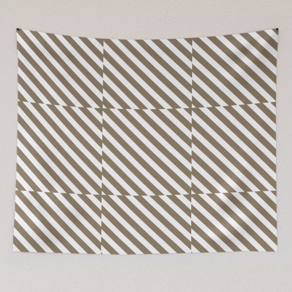 Item preview, Diagonal stripes in white-beige designed and sold by AnnabellaRh.
