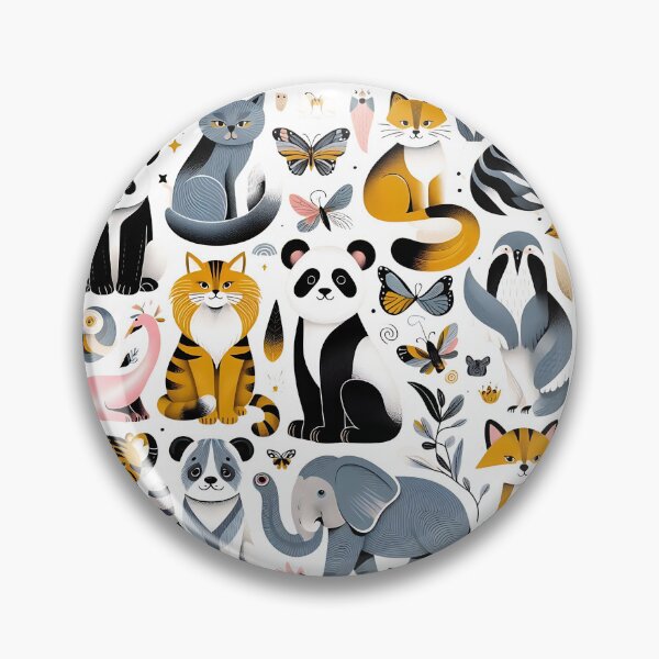Item preview, Adorable Animals in a Whimsical Scene designed and sold by TeeSocio.
