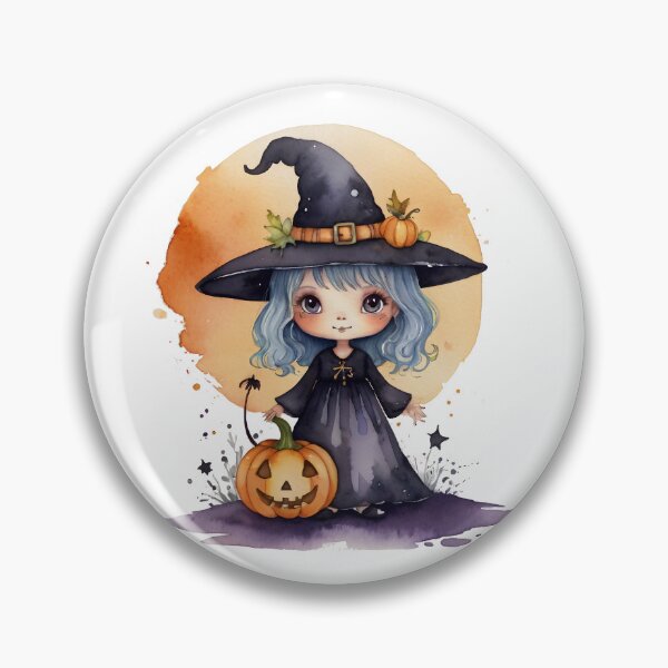 Item preview, Little Horrors - Witch Girl with Pumpkin - Bebe (White Variant) designed and sold by Creep-Vault.