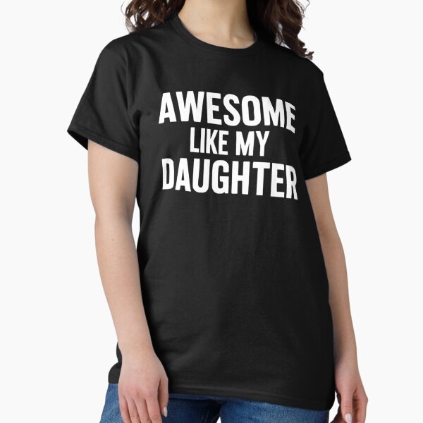 Aperçu de l'œuvre Génial comme ma fille  créée et vendue par unixprintshop.