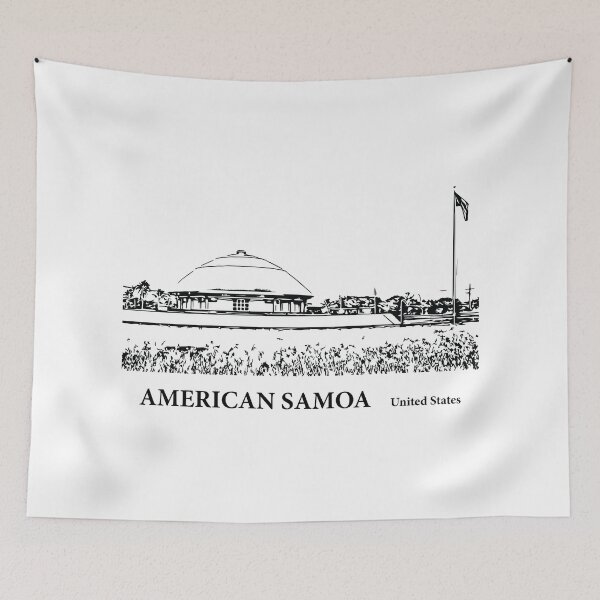 Item preview, Samoa Americana designed and sold by Lakeric Cityscapes.