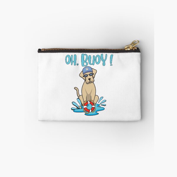 Item preview, Funny Big Brown dog Goes Swimming with a Buoy, Pun Intended designed and sold by Pet Station.